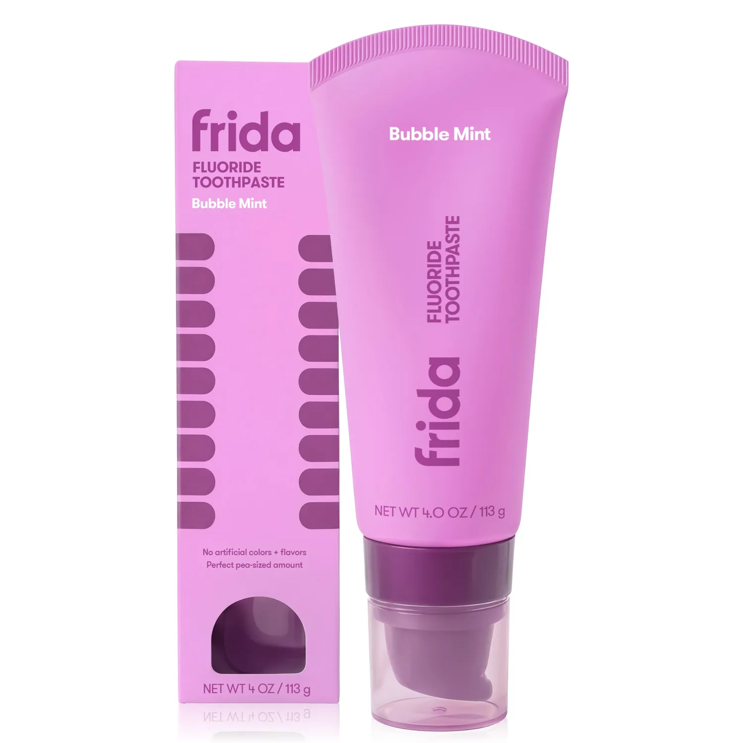 Frida Kids Fluoride Toothpaste Zahnpasta Bubble Mint mit Fluorid