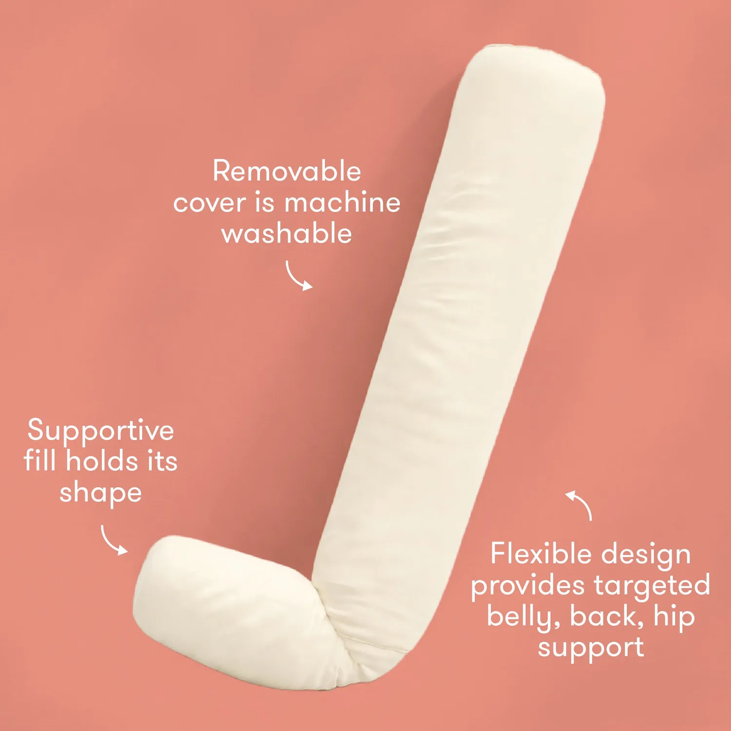 Frida Mom Compact Support 4-in-1 Schwangerschaftskissen Ivory