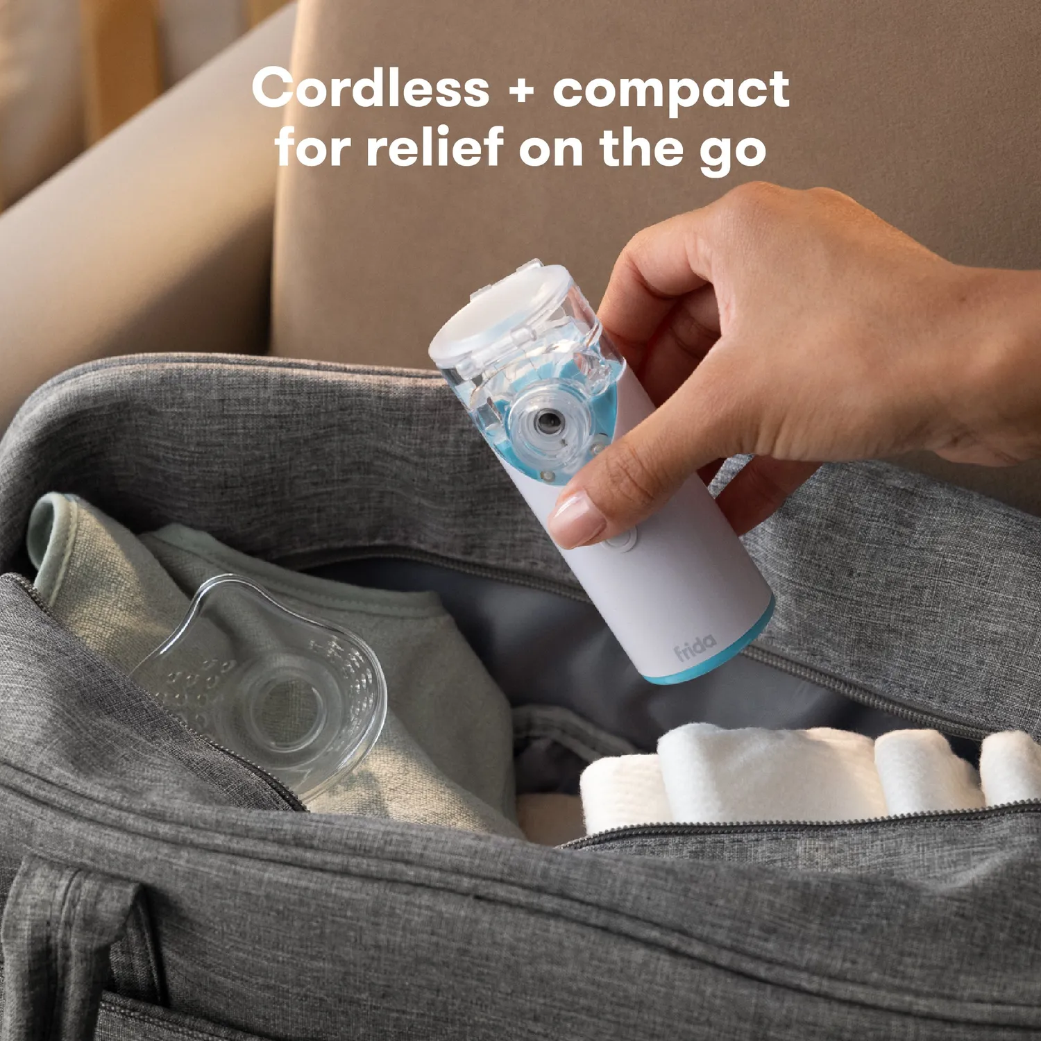 Frida Baby Ultra-Quiet Portable Nebulizer Inhalator leise