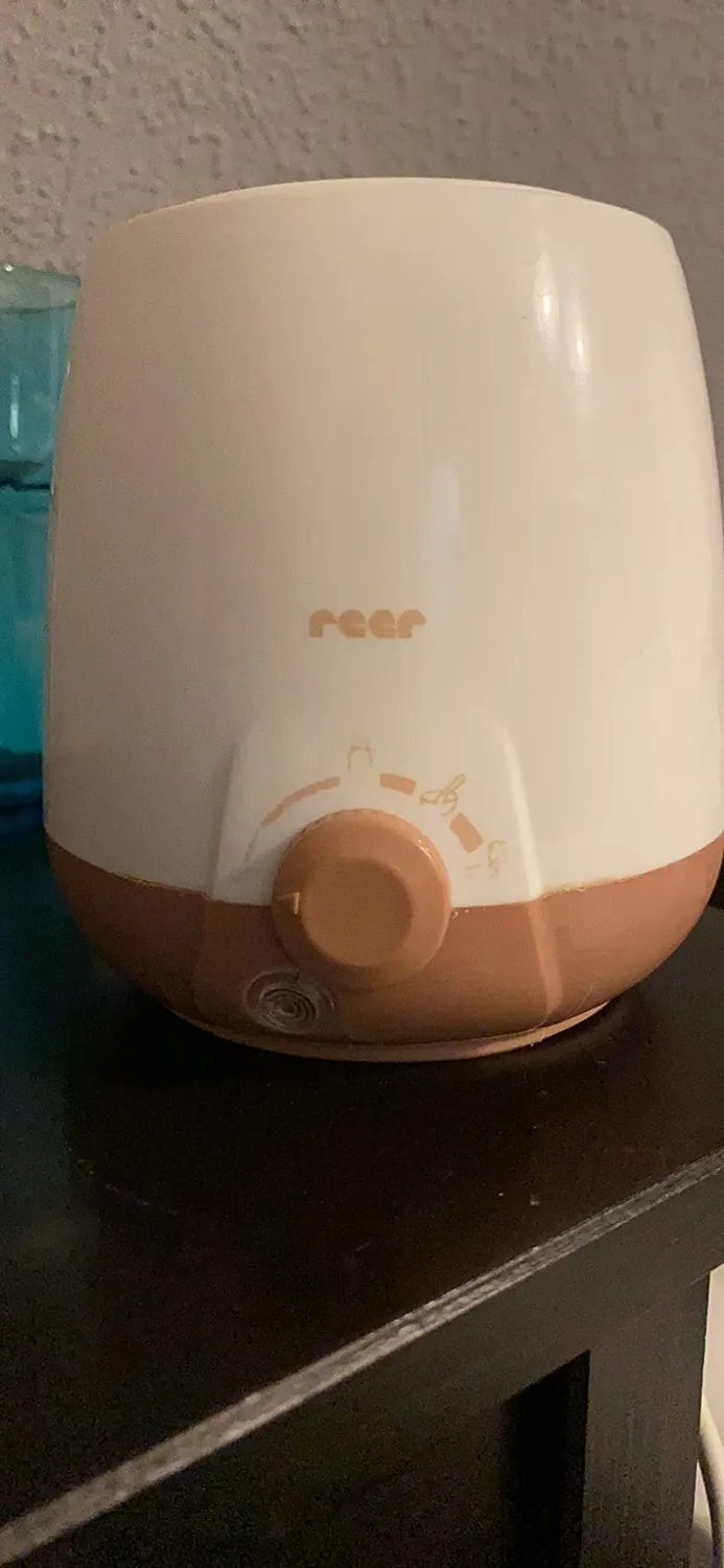 reer Simply Hot Flaschenwärmer Weiß Grau Wasserbad
