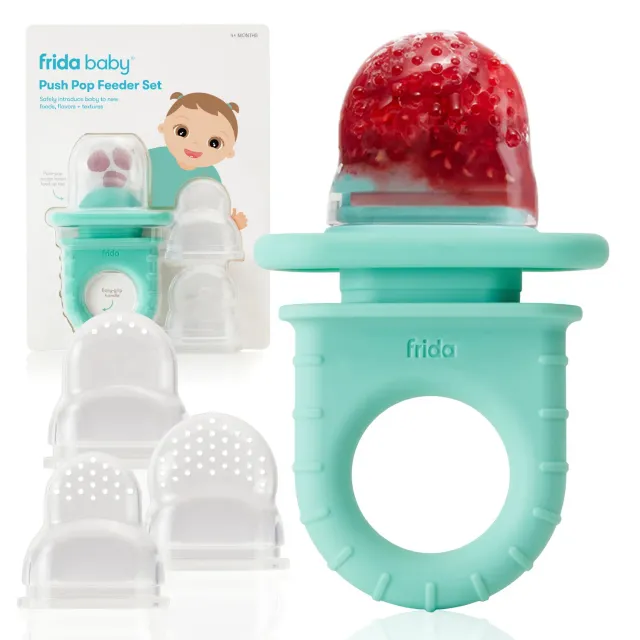 Frida Baby Push Pop Fruchtsauger Set Silikon