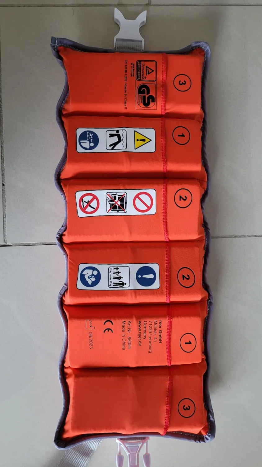 Reer myswimbuddy Schwimmgürtel 15-30 kg Neopren rot