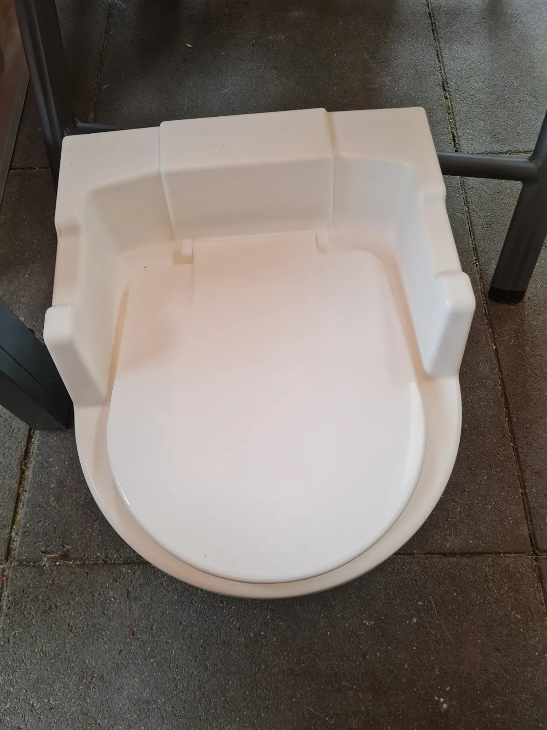 Reer SitzFritz Töpfchen Grau 1:1 Toilette
