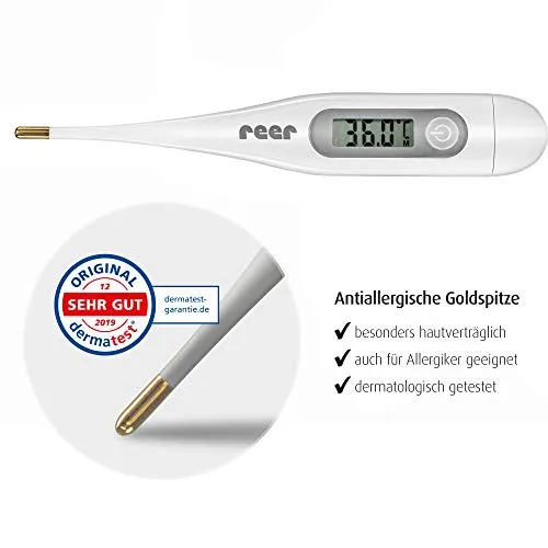 reer ClassicTemp Fieberthermometer digital vergoldete Spitze