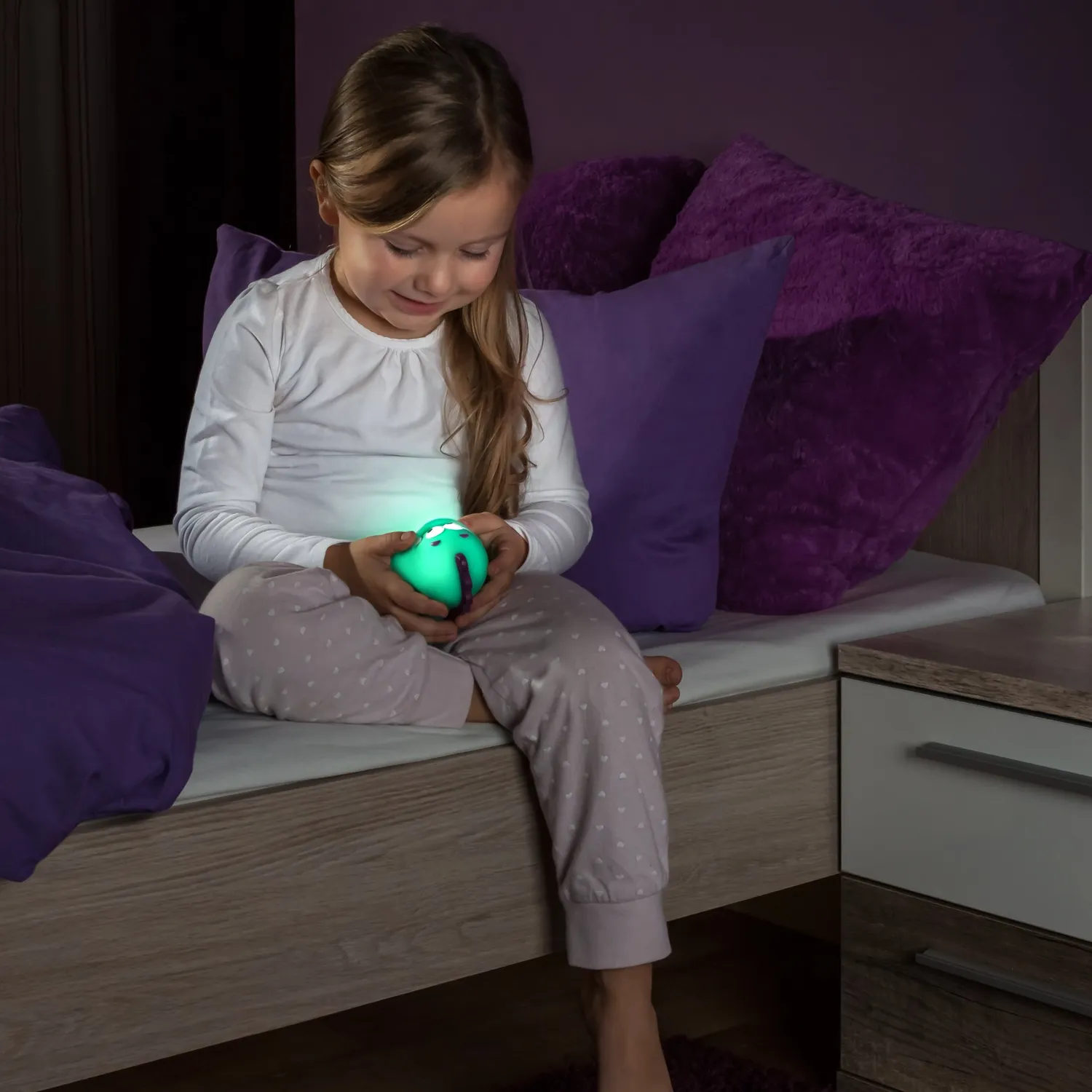 reer 52032 MyLovelyMonster Einschlaflicht LED 10 cm batteriebetrieben