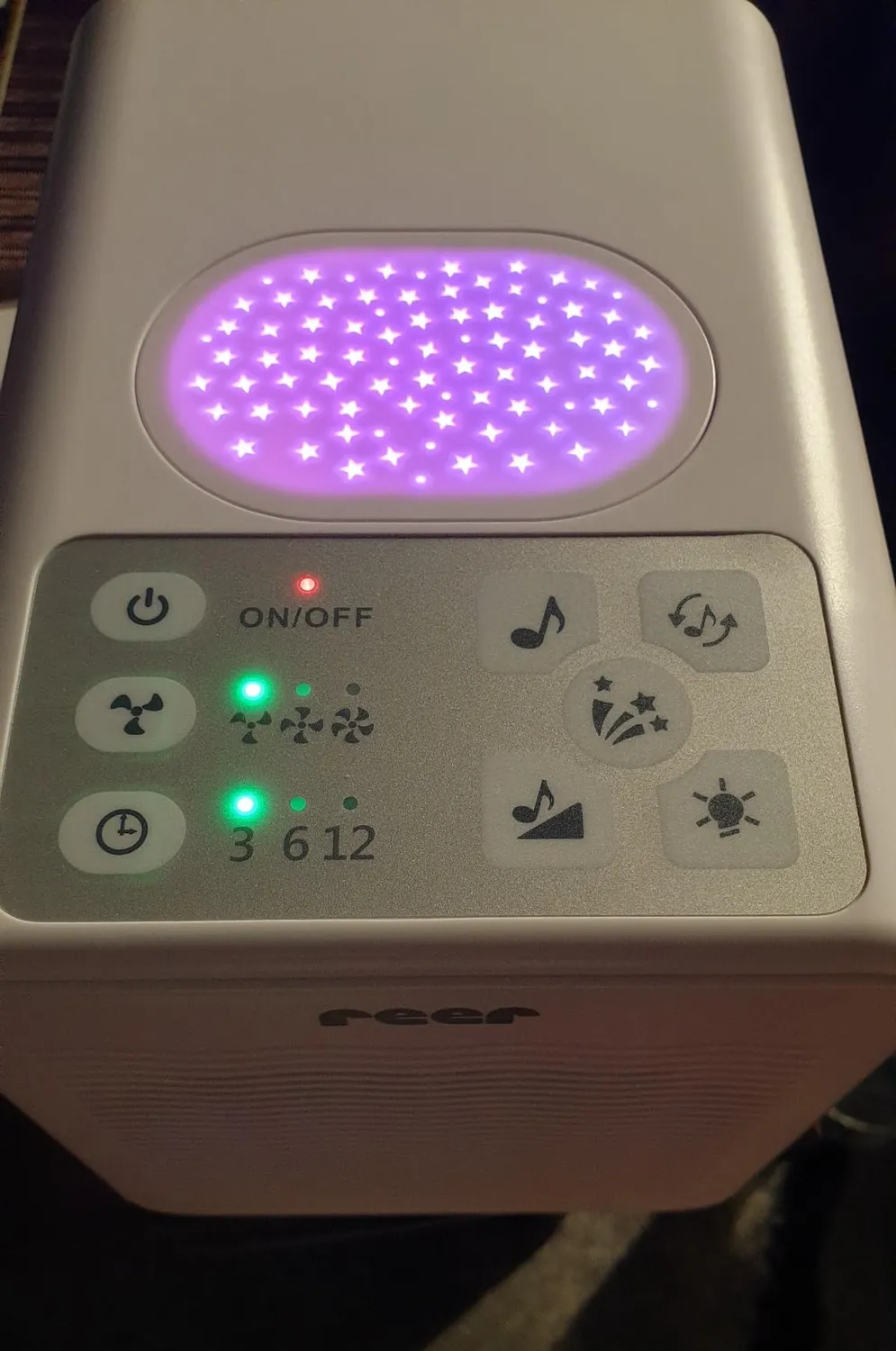Reer 4in1 Air Purifier Luftreiniger weiß mit Nachtlicht