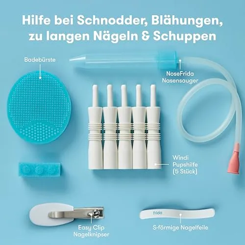 Frida Baby Basics Kit Pflegeset 4-teilig ab Geburt Schnupfenhilfe