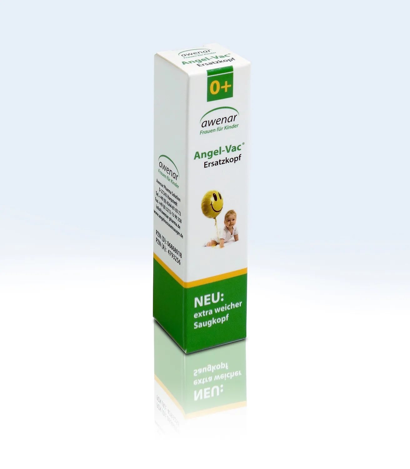 Angel-Vac Ersatzkopf Nasensauger extra weich transparent