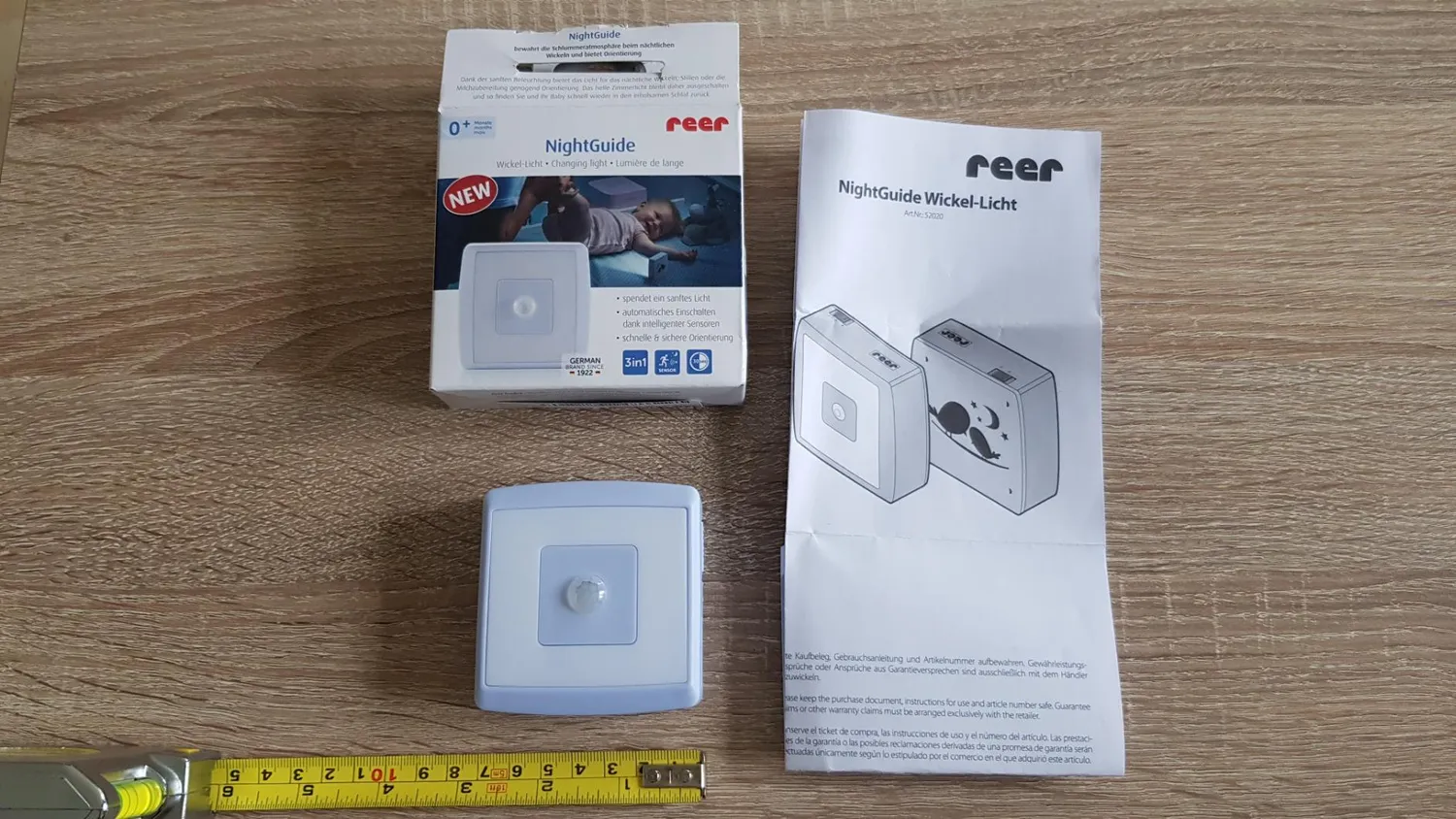 Reer Nightguide Nachtlicht blau mit Bewegungsmelder
