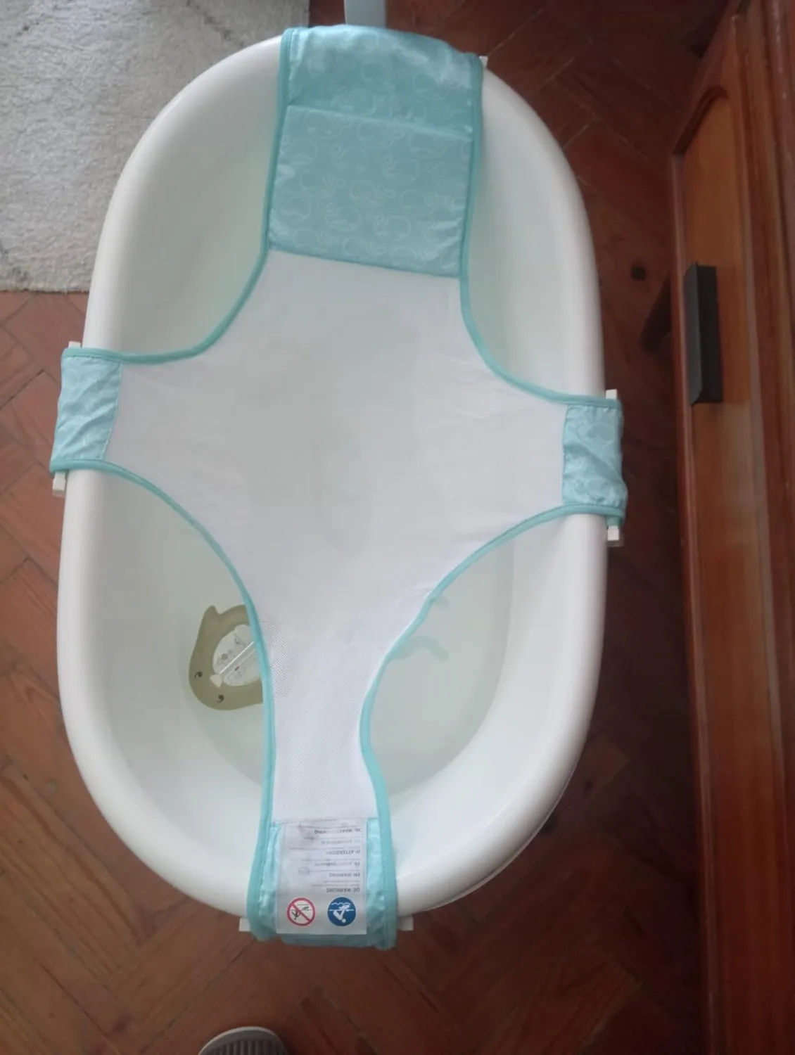 Reer MyHappyBath Sling Badewannen-Netz Blau 100x64 cm