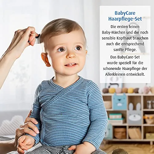 Reer BabyCare 81070 Haarpflege-Set 2tlg Weiß Ziegenhaar
