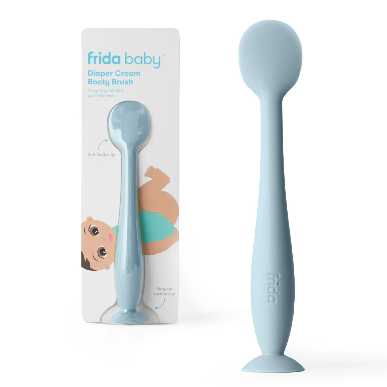 Frida Baby Diaper Cream Booty Brush Cremespatel Silikon