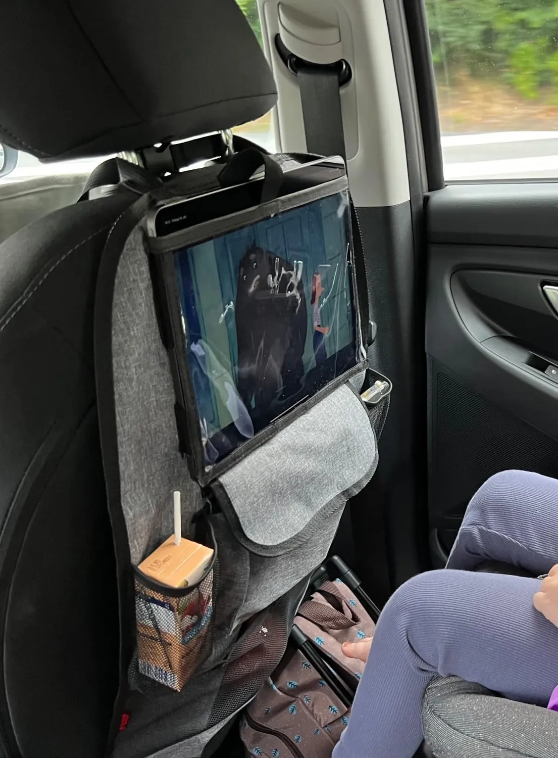 reer TravelKid Entertain Autositz-Organizer Grau Tablet-Fach
