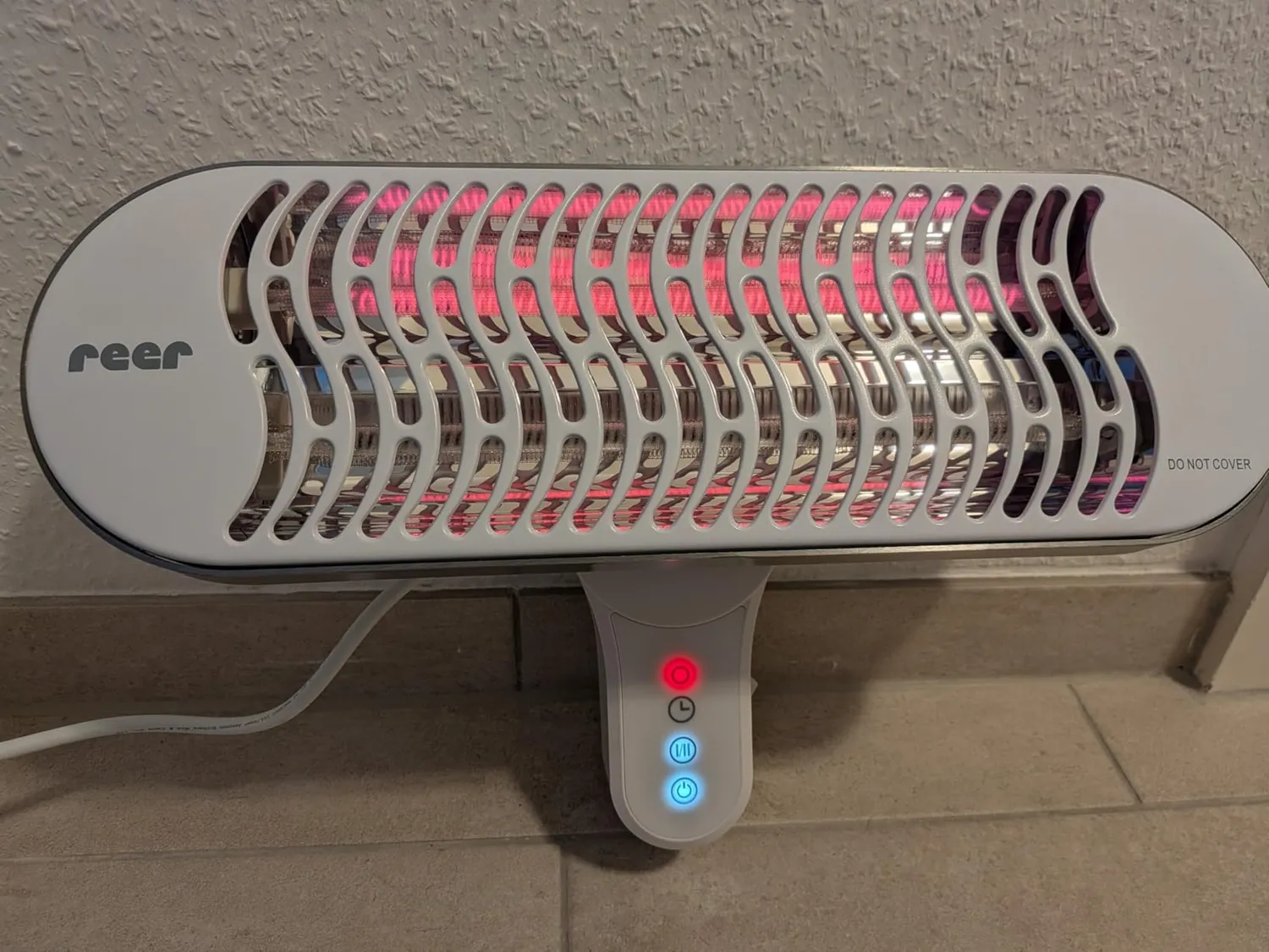 Reer HeatCare+ Wickeltisch Wärmestrahler mit Fernbedienung