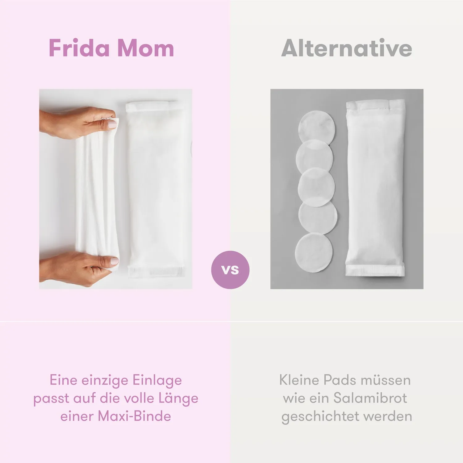 Frida Mom Wochenbett-Einlagen Hamamelis kühlend ohne Duft