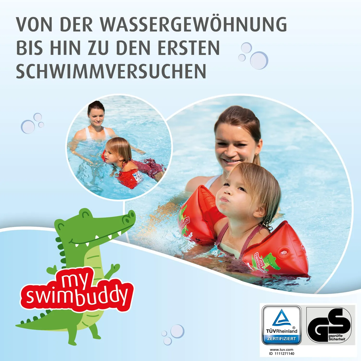 Reer MySwimBuddy Schwimmflügel Rot 11-30 kg weich