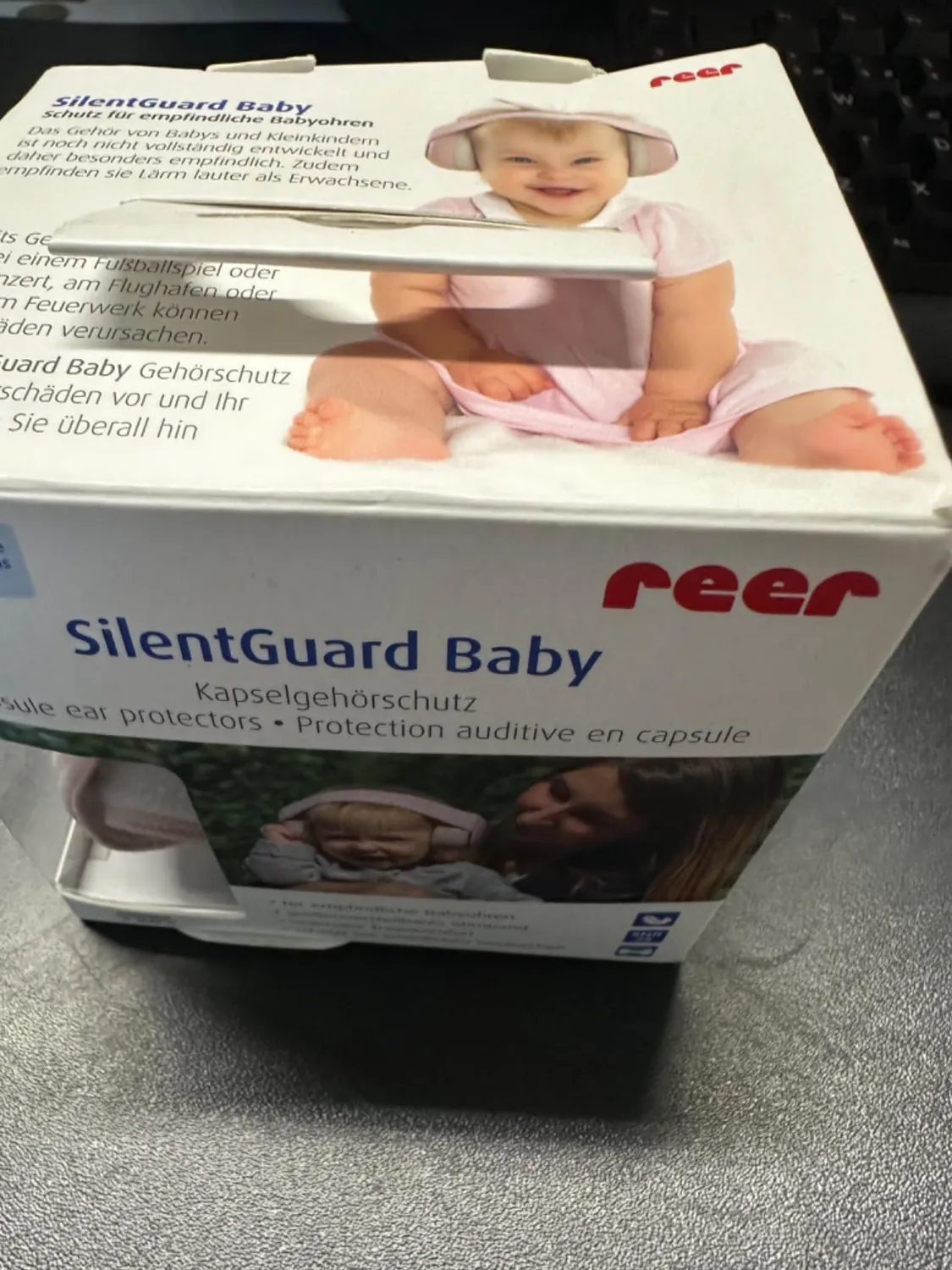 Reer SilentGuard Baby Gehörschutz rosa SNR 25
