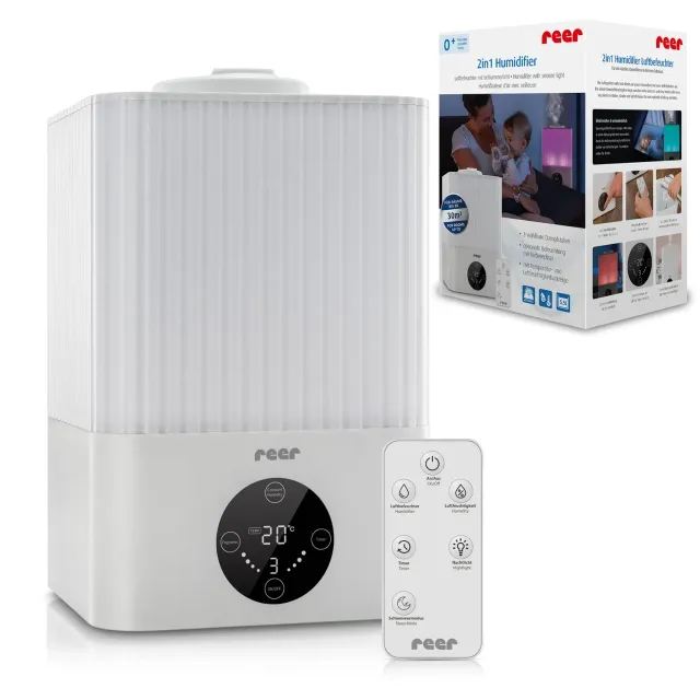 Reer 2in1 Humidifier Luftbefeuchter weiß Ultraschall