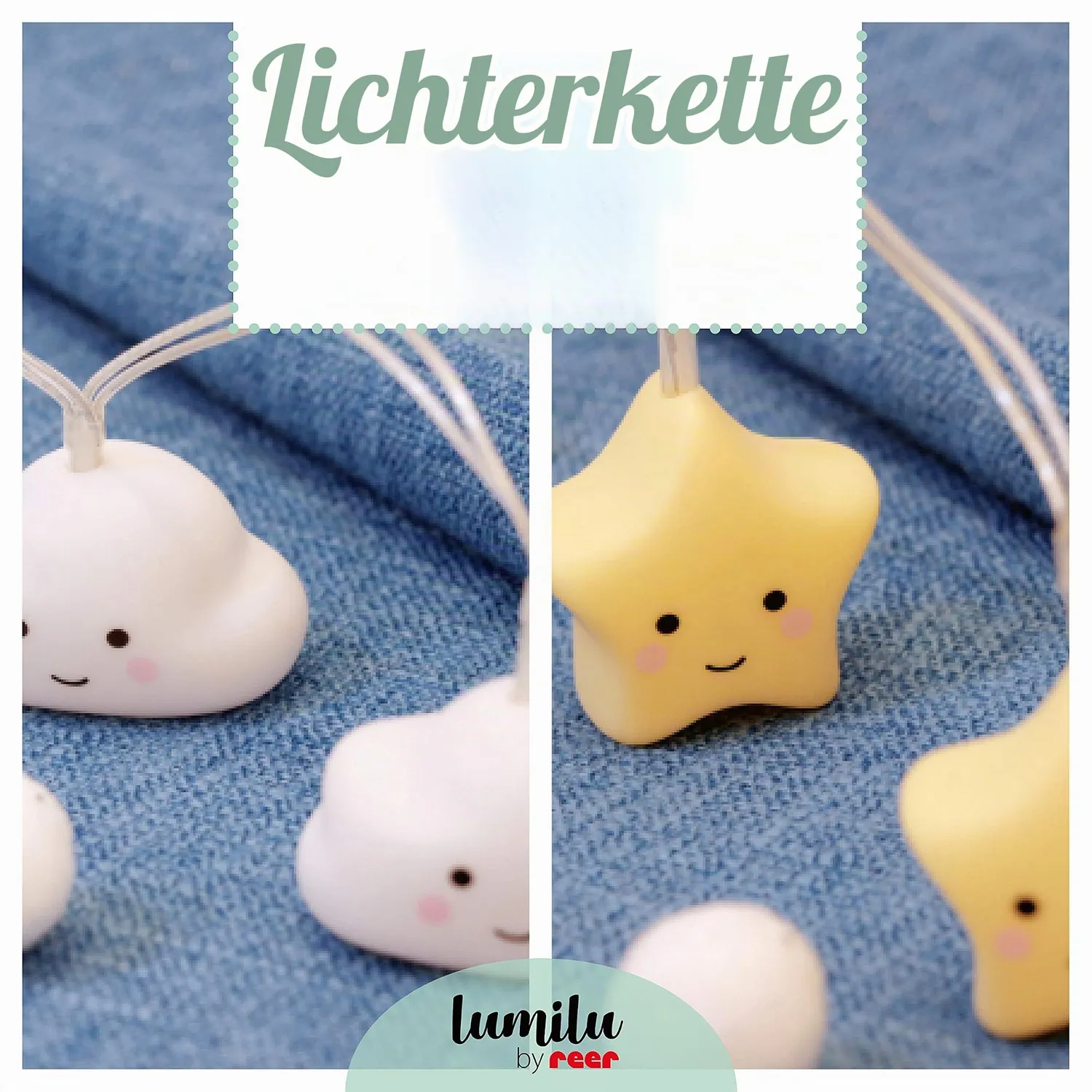 reer lumilu String Light Star Lichterkette gelb