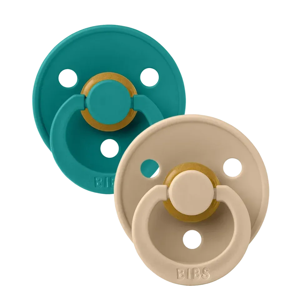 BIBS Colour Schnuller 2er-Pack Scuba Taupe Latex