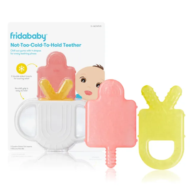 Frida Baby Not-Too-Cold Beißring Silikon kühlbar