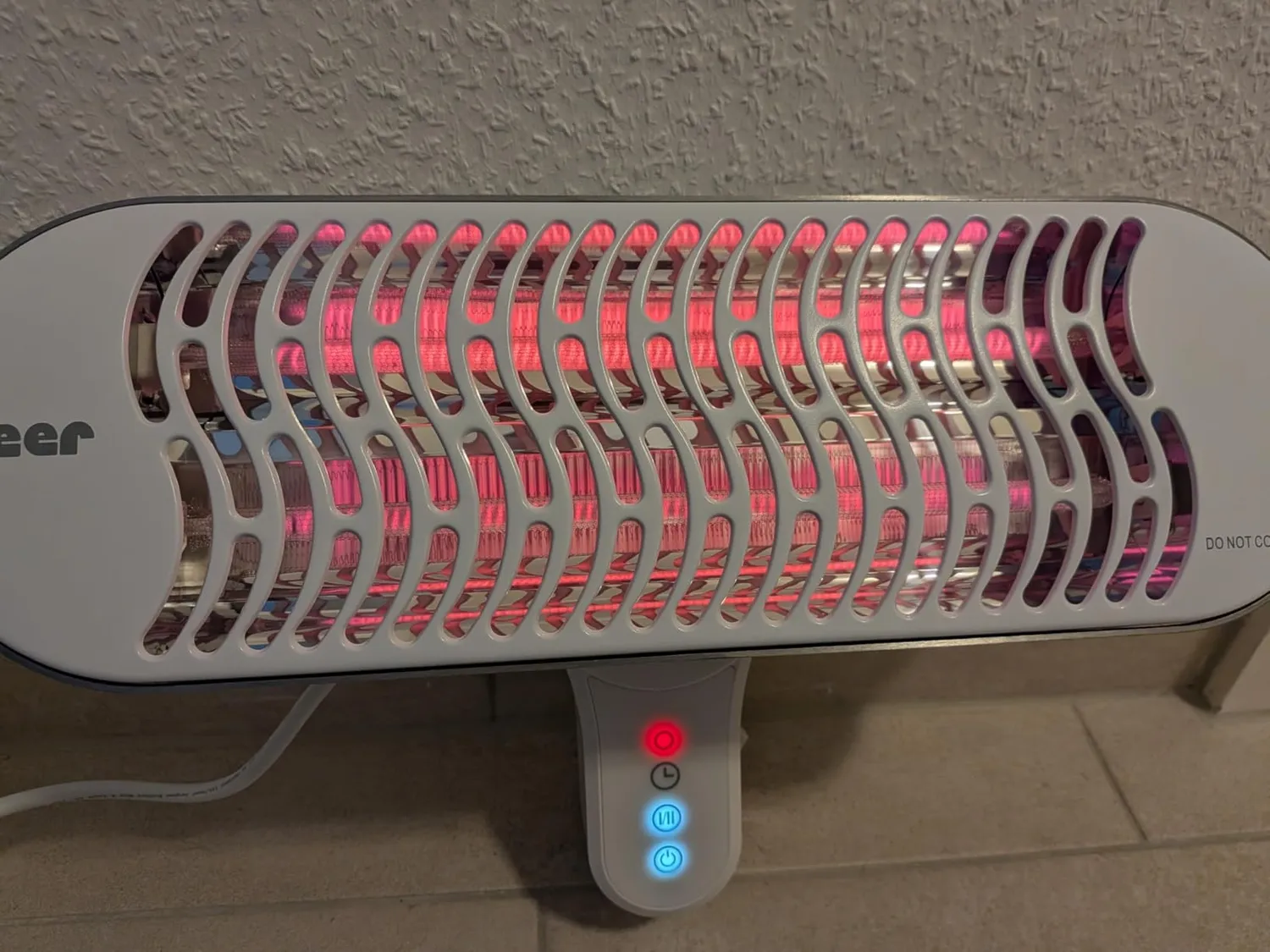 Reer HeatCare+ Wickeltisch Wärmestrahler mit Fernbedienung
