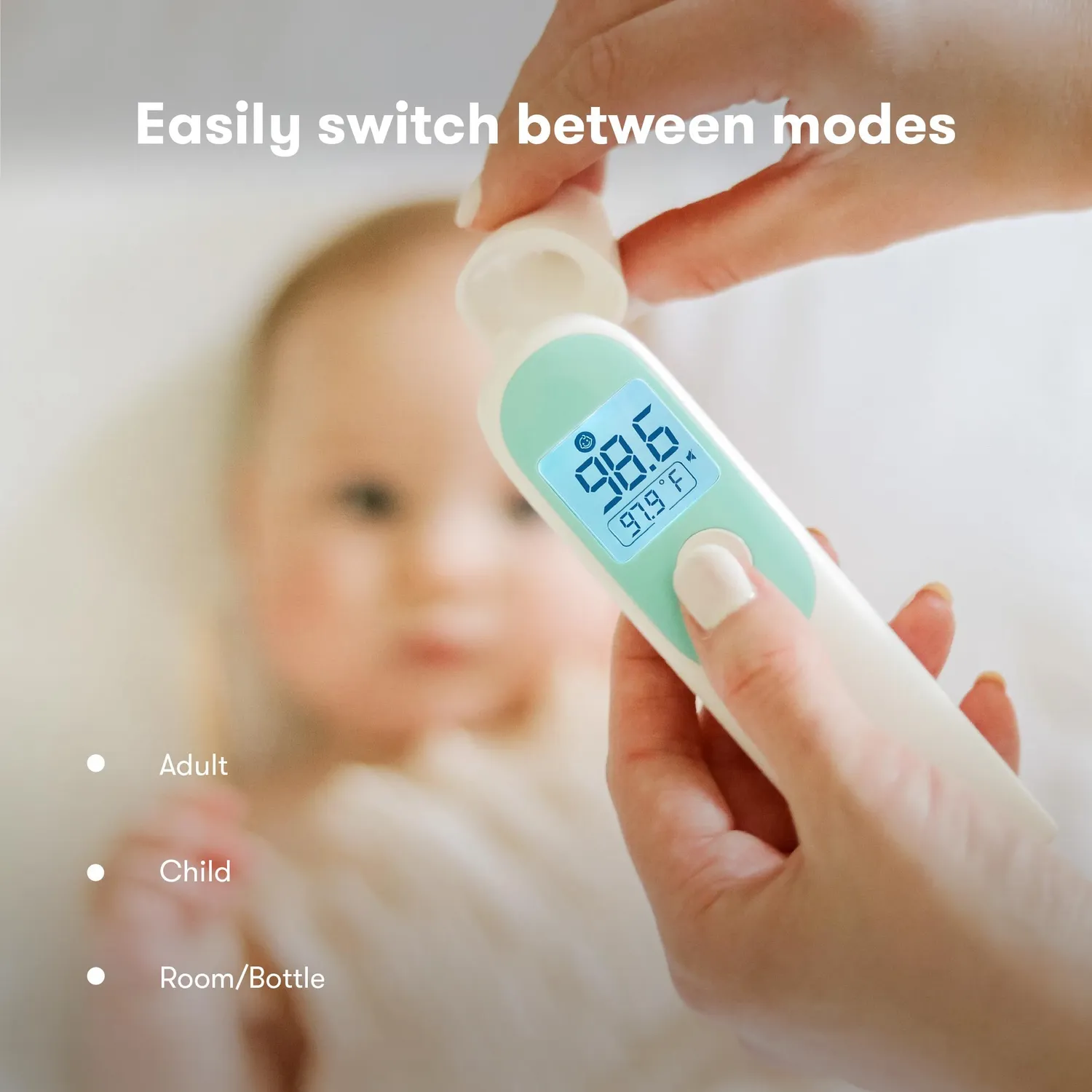 Frida Baby 3-in-1 Infrarot Fieberthermometer Ohr Stirn