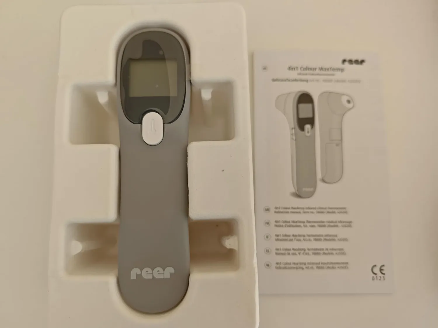 reer Colour MaxTemp Fieberthermometer Ohr Stirn