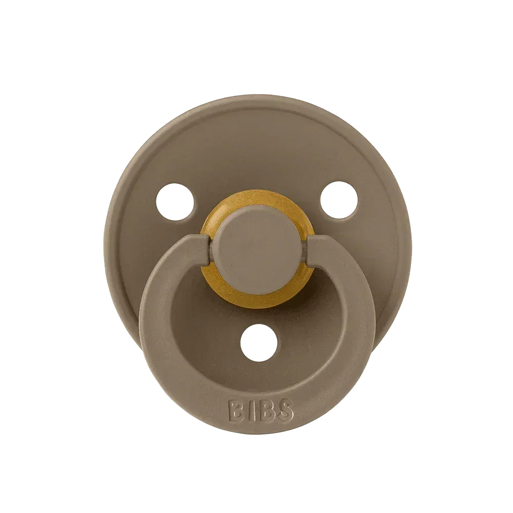 BIBS Colour Schnuller 2er Ivory/Dark Oak Latex