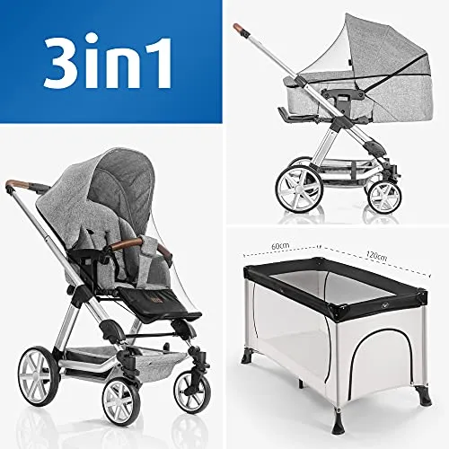 Reer Universal Insektenschutz Moskitonetz Kinderwagen schwarz