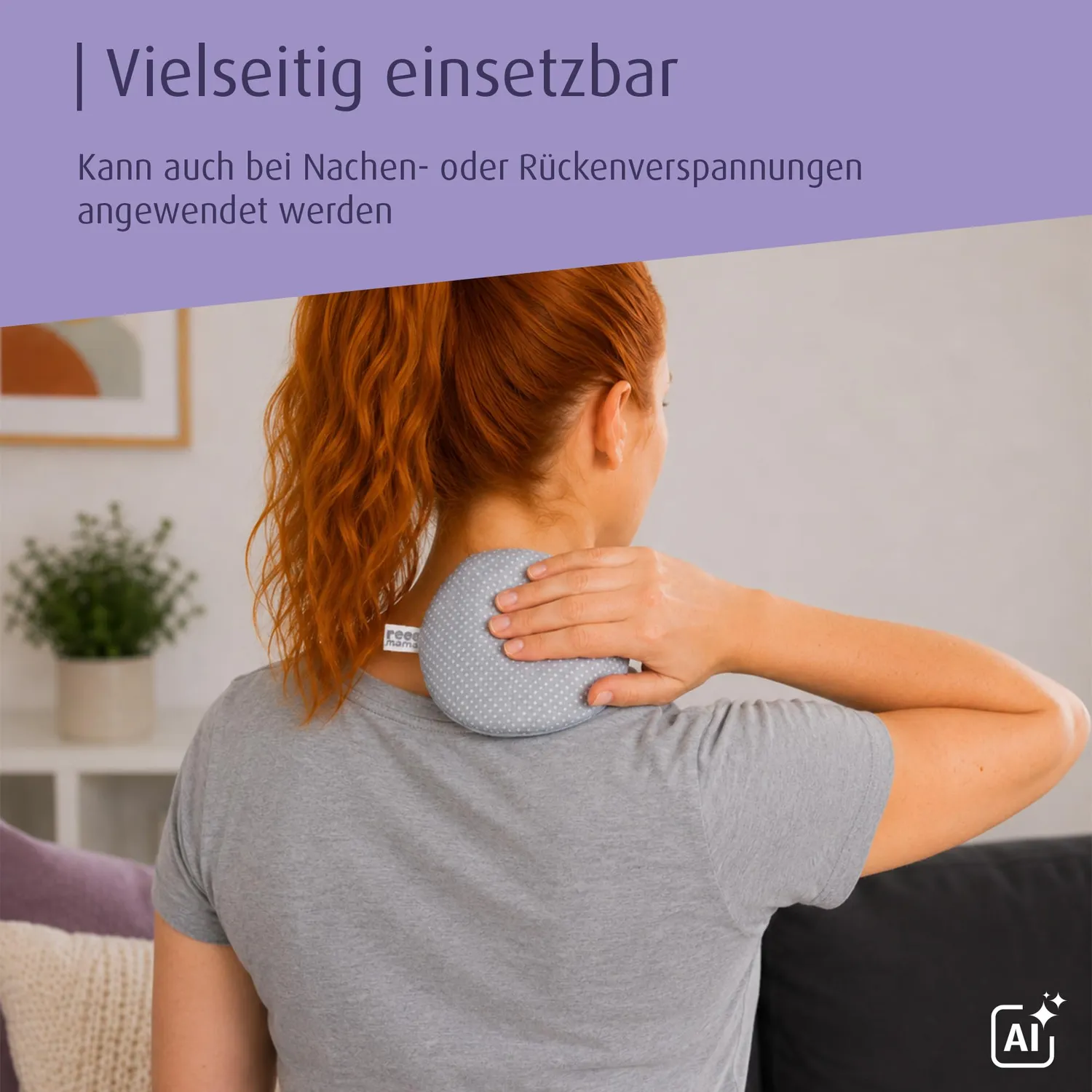 reer Stillhilfe Traubenkernkissen Brust 15 cm
