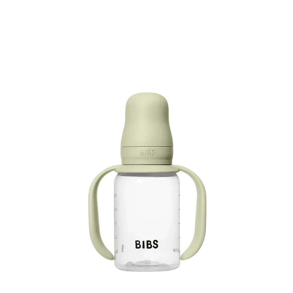 BIBS Babyflasche Trinkflasche 150 ml Sage Silikon-Sauger