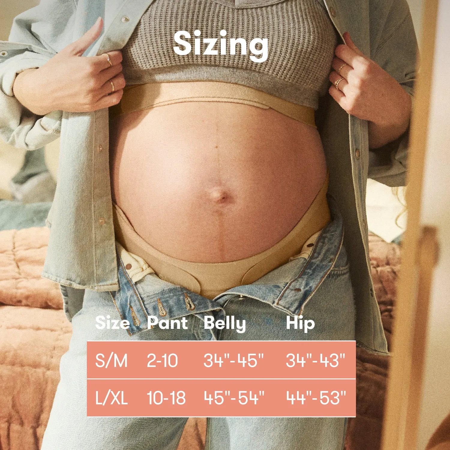 Frida Mom Dual Support Bauchband Clay S/M