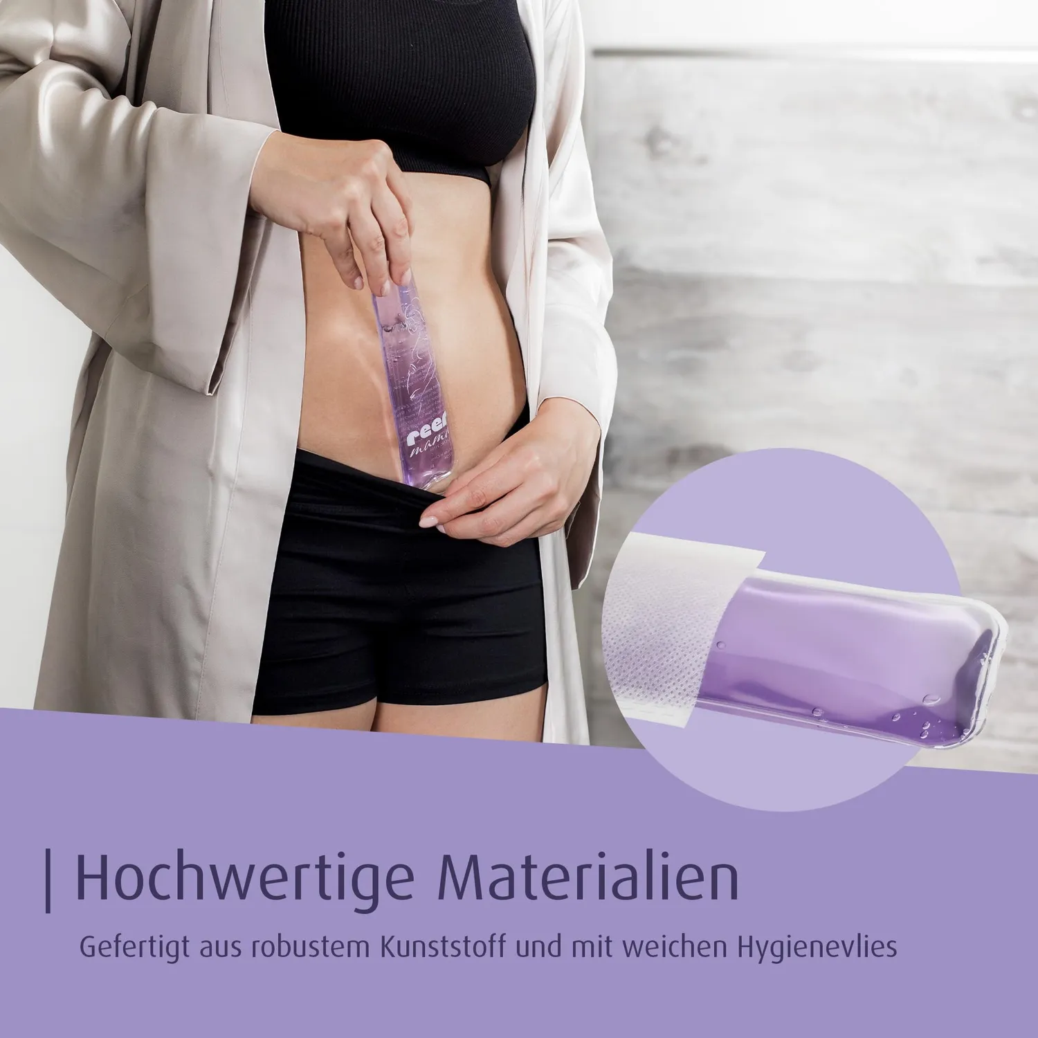 reer mama Wochenbett Kühlkompresse 2er Set 25 cm