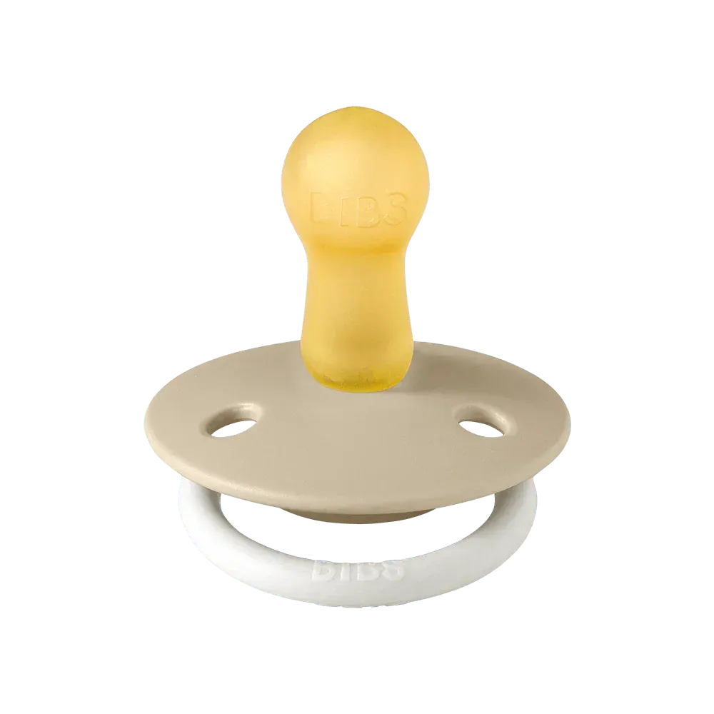 BIBS De Lux GLOW Schnuller Vanilla nachtleuchtend