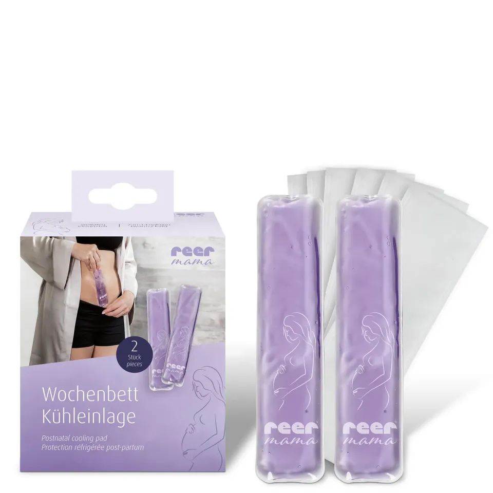 reer mama Wochenbett Kühlkompresse 2er Set 25 cm