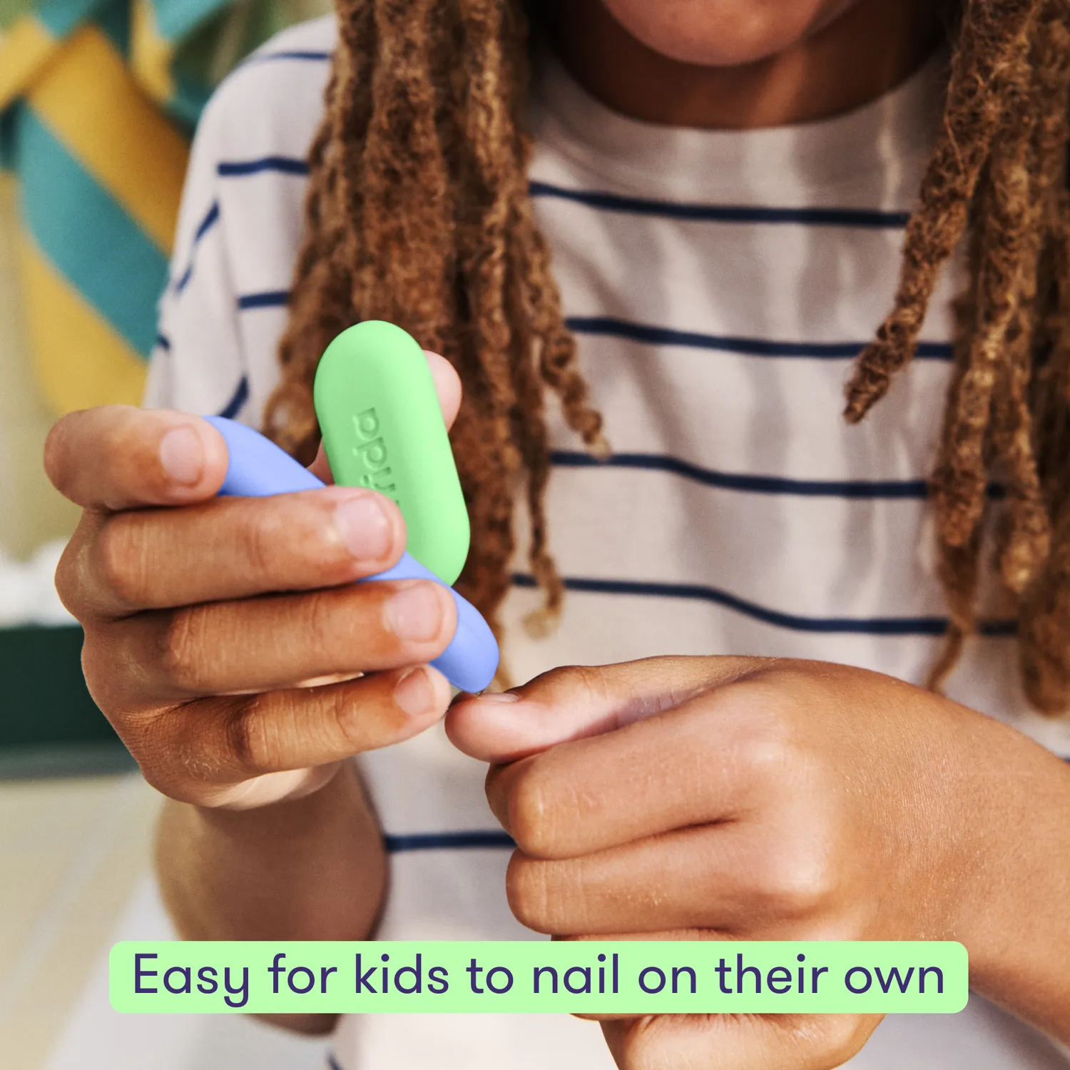 NoseFrida Frida Kids 2-in-1 Nail Clipper Nagelknipser Blau-Grün sicher