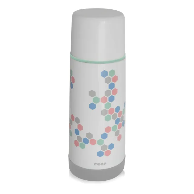 Reer 90310 DesignLine Isolierflasche 350 ml Edelstahl
