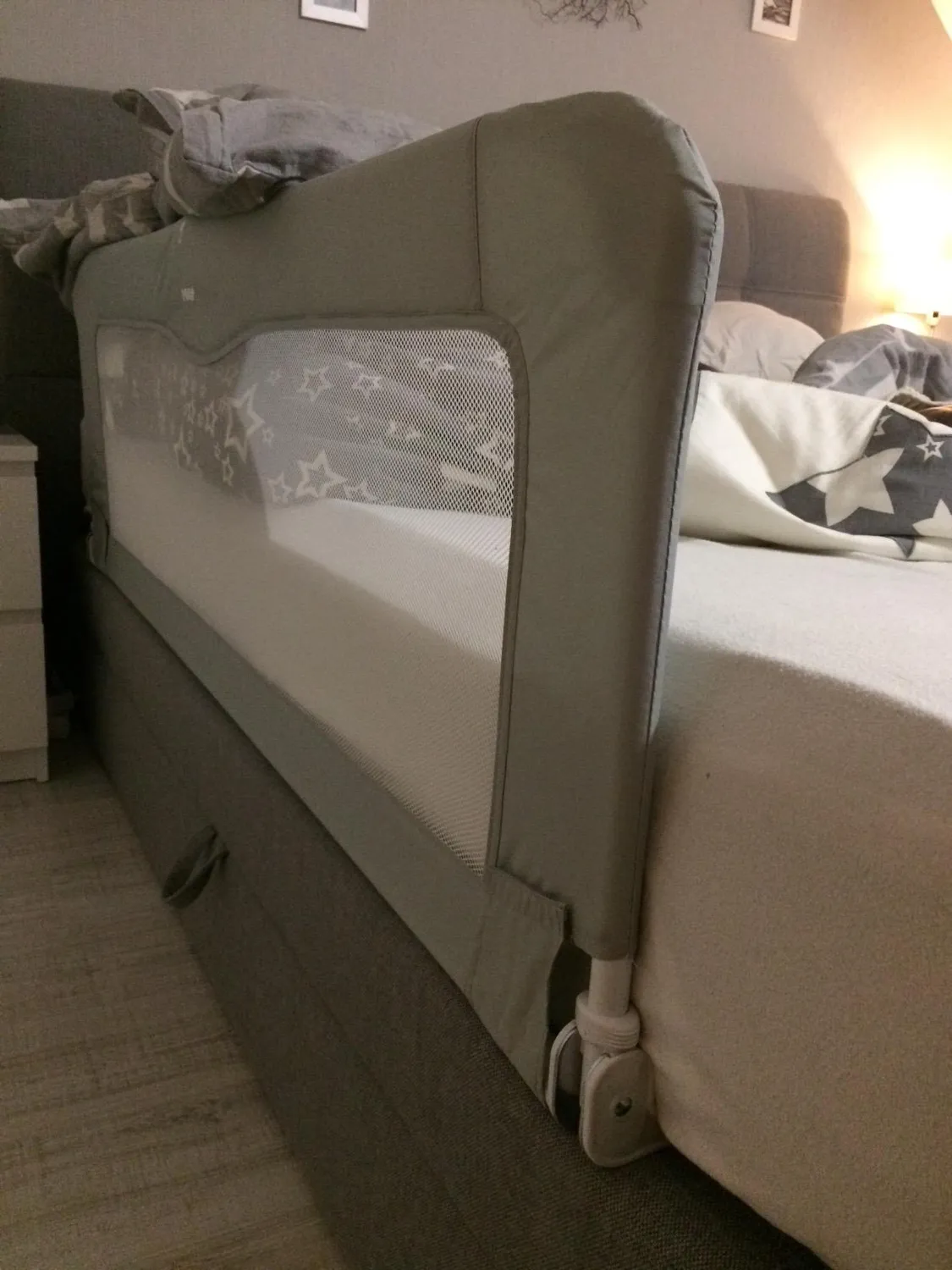 Reer ByMySide Bettgitter 150x50 cm grau extrahoch