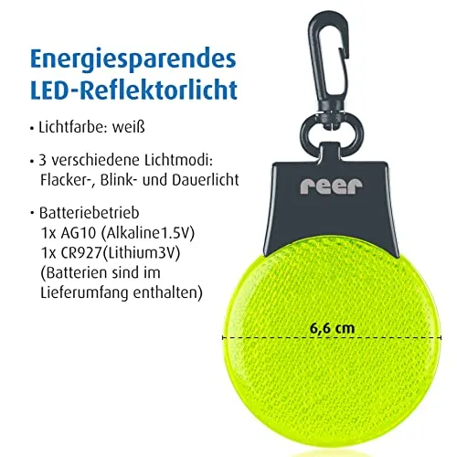 Reer Light&Go Sicherheitslicht LED Anhänger grün