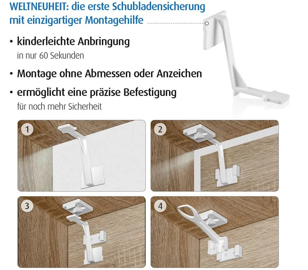 reer 71010 Schrank- und Schubladensicherung innen