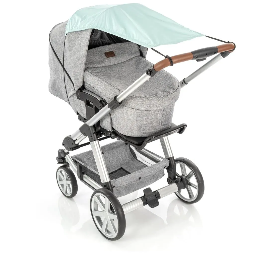 Reer ShineSafe Sonnensegel Kinderwagen grau UPF 50+