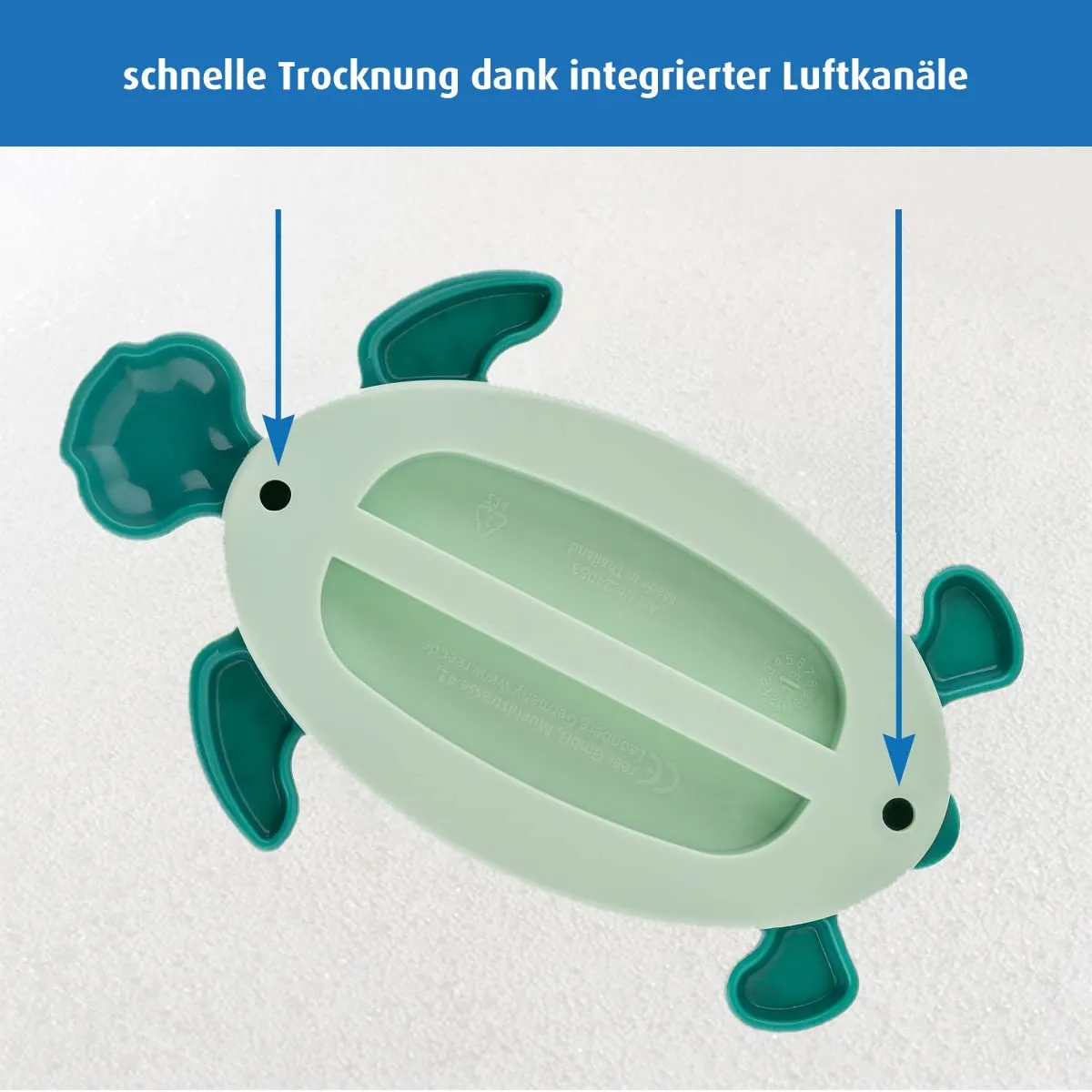 Reer Schildkröte Baby-Badethermometer quecksilberfrei