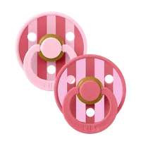 BIBS Studio Block Schnuller Blush Woodchuck 1 Stück Latex