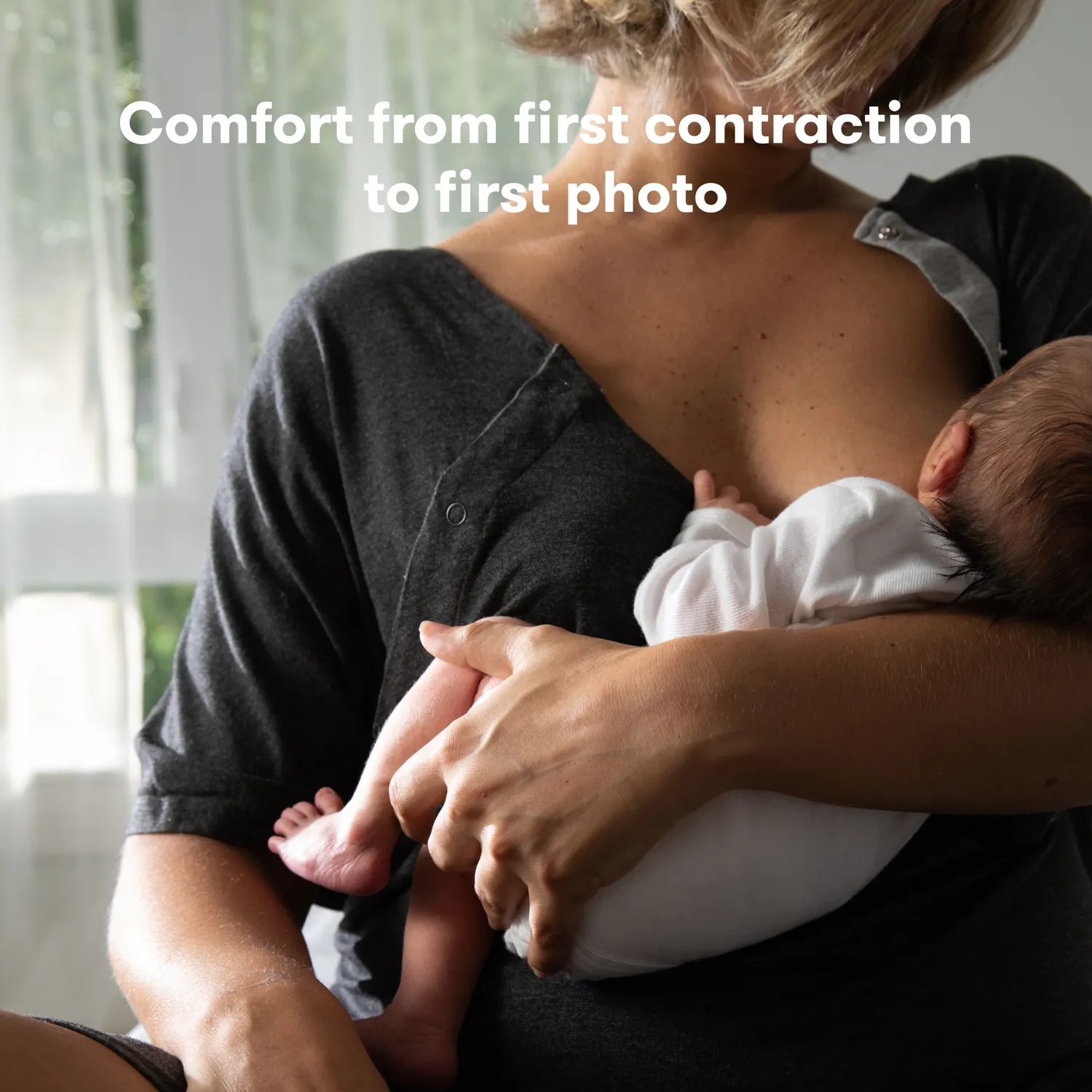Frida Mom Entbindungs Stillnachthemd Viskose One Size