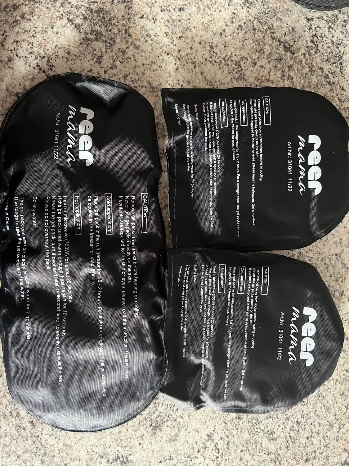 Reer Mama Kühlsocken Fuß 36-40 kalt-warm mit Gelpads