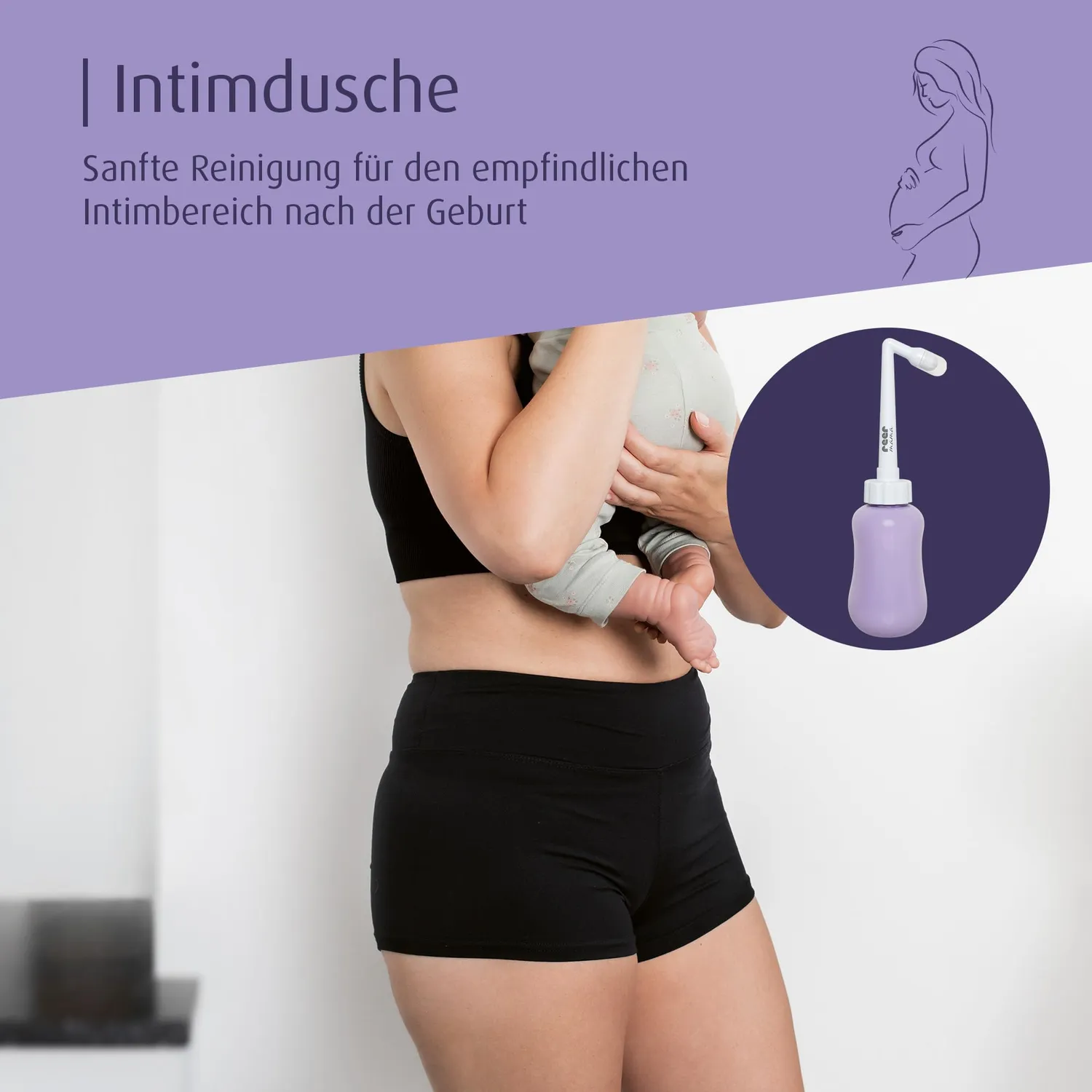 reer Intimdusche Wochenbett Po Dusche 380 ml tragbar