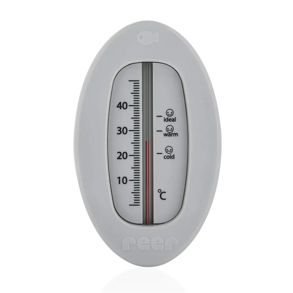 Reer Baby-Thermometer Badethermometer grau bruchsicher