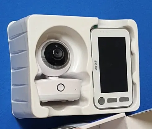reer 80440 BabyCam XL Video-Babyphone weiß 4,3 Zoll