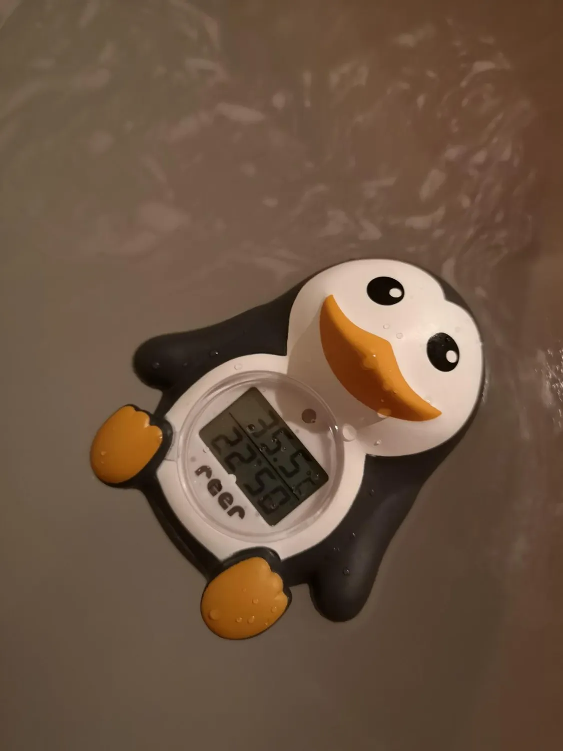 Reer MyHappyPingu Badethermometer Pinguin digital